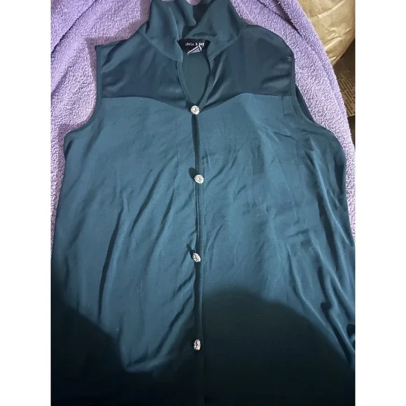 Adele & May Shirt Medium Green Emerald - Picture 1 of 6